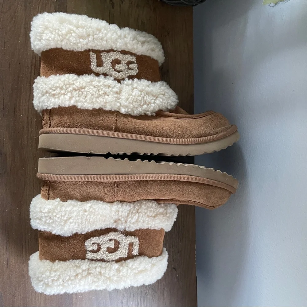 UGG Tan Shearling Boots